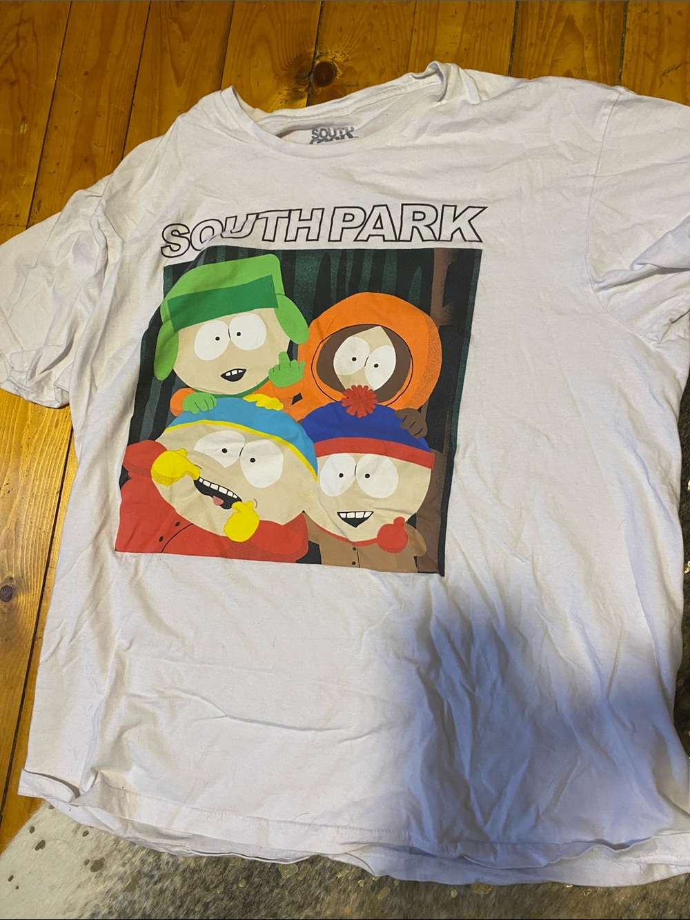 South Park Kids' White Short Sleeve Graphic Tee